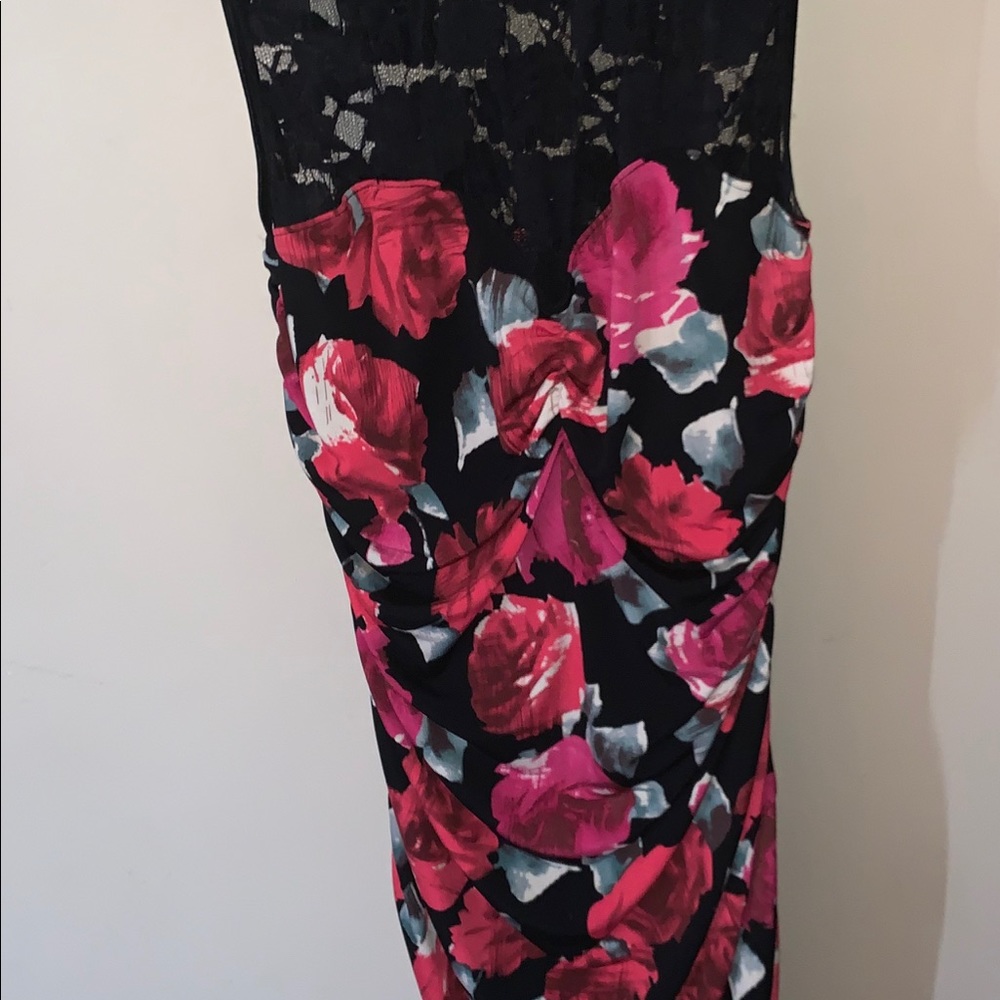 Sexy Black Lace Floral Dress from Fredricks